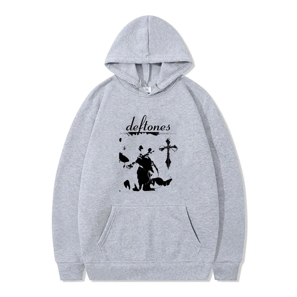 Rock Band Deftones Saturday Night Wrist Hoodie Men's Alternative Heavy Metal Streetwear Male Fashion Oversized Pullover Hoodies