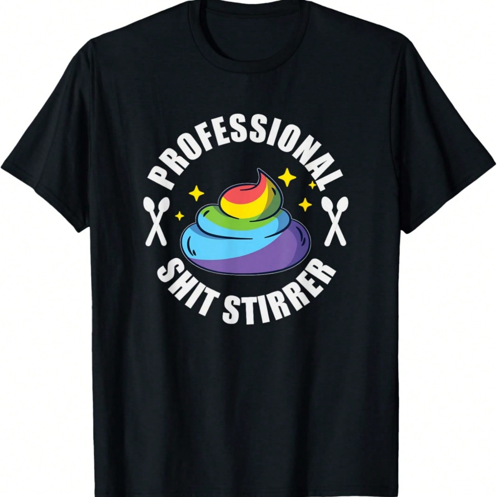 Stirrer Professional - Unicorn Poo Funny Trouble Maker T-Shirt S разноцветный