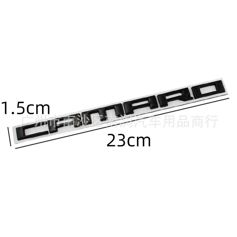 3D Car Styling Rear Trunk Emblem Decals for CAMARO Bumblebee car sticker modification Letter Badge Auto Accessories
