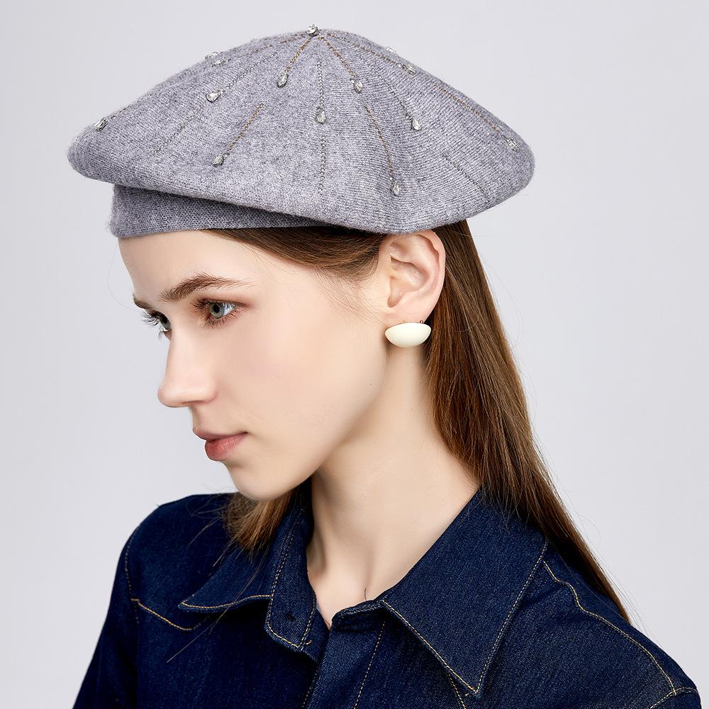 Vintage Painter's Hat, Versatile Beret, Female Face, Little British Hat, Bud Hat, Beret.