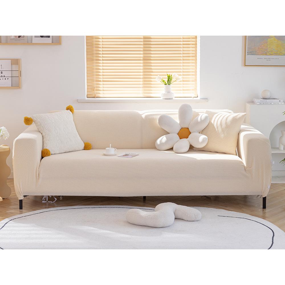New All Season Elastic Cover with Corn Down Sofa Cover for Lazy People  Anti Cat Scratch