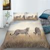 3D Bedding Set Animal Theme Bedding Set Leopard Pattern Duvet Cover AU Full Size Bedding Sheet/Double Home Decoration