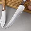 67-lagiges Geschmiedetes Damaszenerstahl Steak-Set Klinge Scharf Schälmesser Obstmesser Glatter Massivholzhandgriff Ausbeinmesser