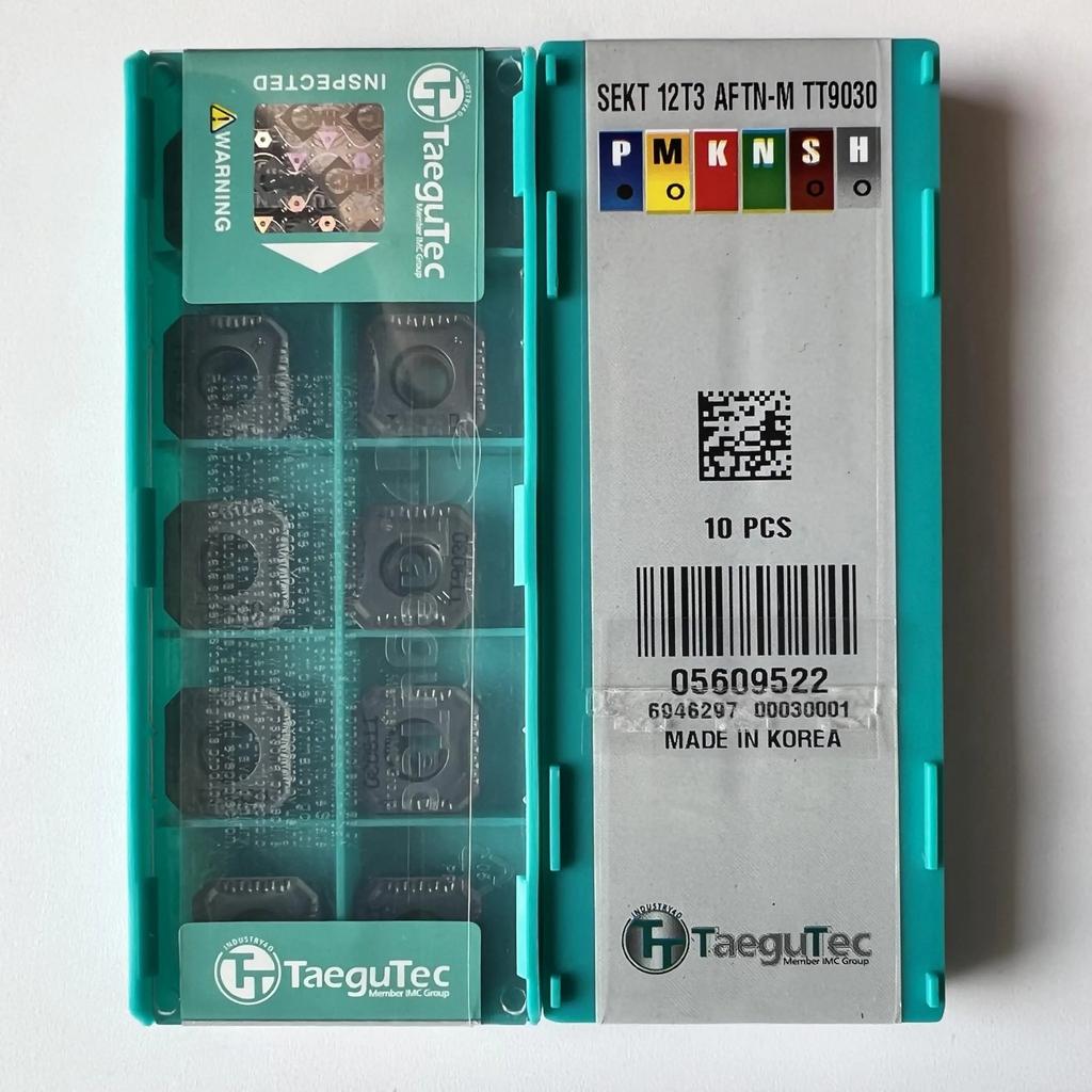 TaeguTec / SEKT12T3AFTN-M TT9030 /Original Genuine CNC Alloy Blade 10 PCS