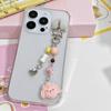 Resin Puppy Bead Pendant Keychain Trendy Earphone Case Charm Accessory Fashionable Phone Chain for Women and Girls