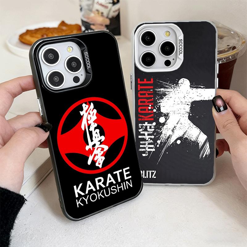 Husă de telefon rezistentă la șocuri Karate Oyama Kyokushin pentru iPhone 17 Air 16 16E 15 Pro Max 14 Plus 13 Mini 12 Capac Spate Anti Cădere Fundas