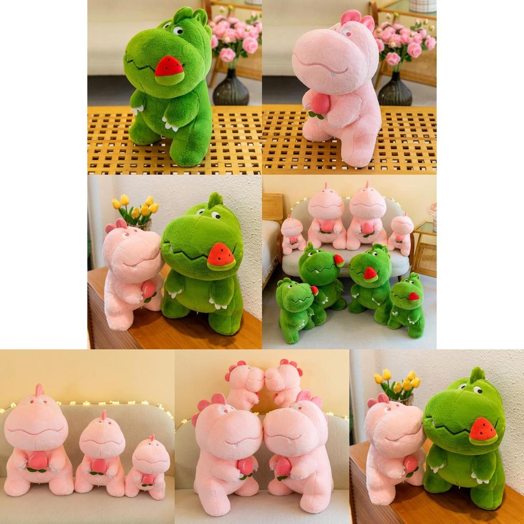 Adorable Plush Dinosaur Pillow Cute Snack Dinosaur Stuffed Toy Perfect Birthday Gift For Girls