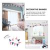 Independence Day Pull The Flag Festival Banner National Pendant Decorative Hanging Bunting Linen