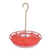 CourtyardShaped Bird Feeder Transparent Hanging Bird Water Feeder for Garden Terrace(Red )