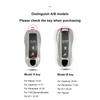 For Porsche Panamera Cayenne Macan 718 971 Boxster 982 911 Taycan Original Car Paint And Same Color Matte Grey Key Case Shell