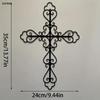 Hand Forged Iron Wall Cross Unique Home Decor