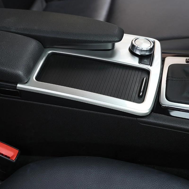 Styling auta Multimediální kryty panelu opěrky rukou vhodné pro Mercedes Benz třídy C W204 2008-2013/ třída E kupé C207 W212 2010-12