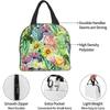 Funny Green Cactus Lunch Bag for Women Portable Insulated Lunch Box Leakproof Reusable Cooler Tote Bag Work School Picnic
