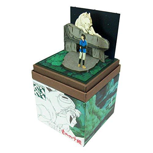 Sankei Studio Ghibli Mini Księżniczka Mononoke Moro & Ashitaka Skala N Papieroplastyka MP07-42