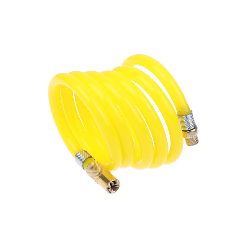 1 Piece Universal Pump Extension Tube Tire Air Compressor Hose Flexible Recoil Air Inflator Connector Replacement Inflator Hose