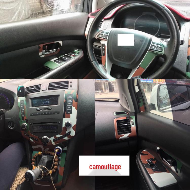 BYD S6 Carbon Fiber Gear Console Sticker - Interior Color Change Film