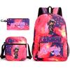 Spielwaren Aphmau Schultasche Cartoon Rucksack Federmäppchen Umhängetasche Dreiteiliges Set