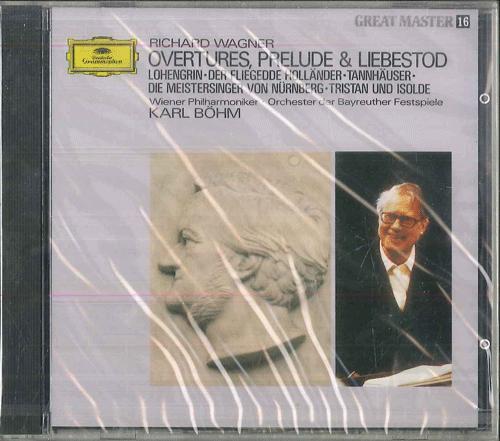 

CD KARL BOHM VIENER PHILHARMONIKER O Wagner Overtures Prelude Liebe GS1015 POLYDOR Japan Classical Used