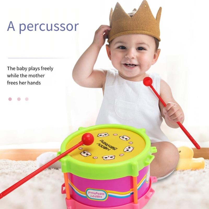 Musical Learning Toy For Baby Interactive Sand Hammer Drum Trumpet Auditory Hand Eye Coordination Music Instrument Toy