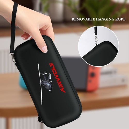 Airwolf Switch Case, Protective Cover, Carrying Case, Hand Pouch, Hard Case, Game Console Storage Bag, Large Capacity (15 Game Cards), Full Protection