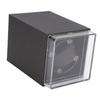 Single Watch Winder Anti Magnetic Automatic Mechanical Watch Winder Storage Box with LED Light for Men Birthday Gift