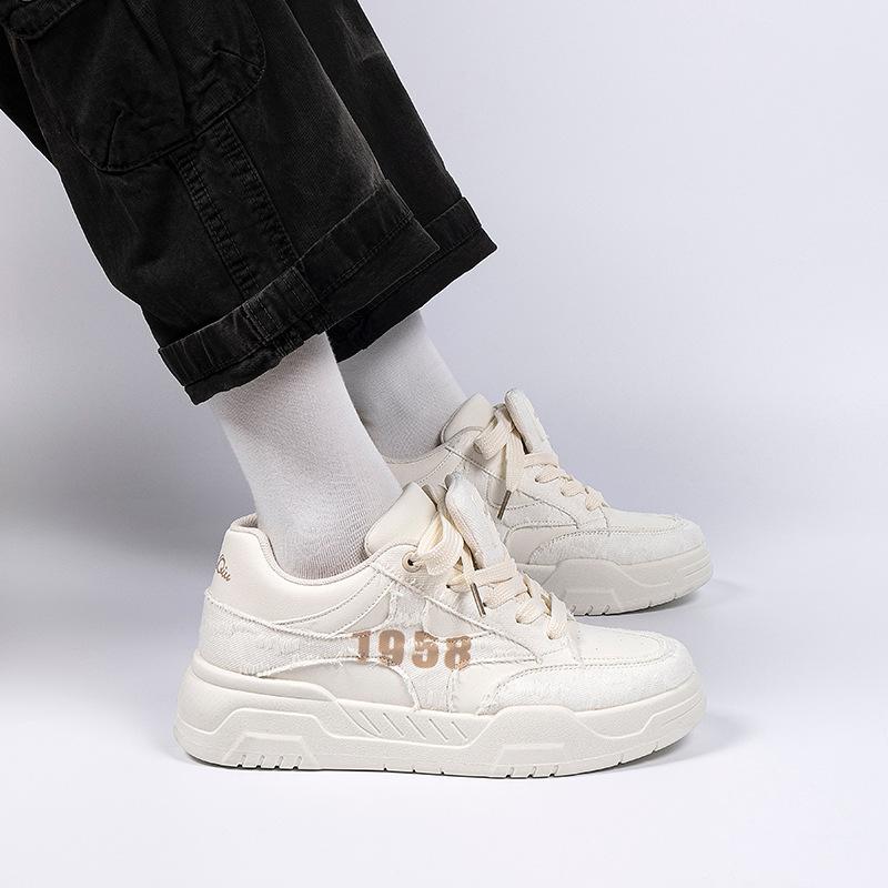 Global invisible heightening board shoes ZHQ-HY1015 summer retro niche men's shoes thick-soled heightening white shoes men's models