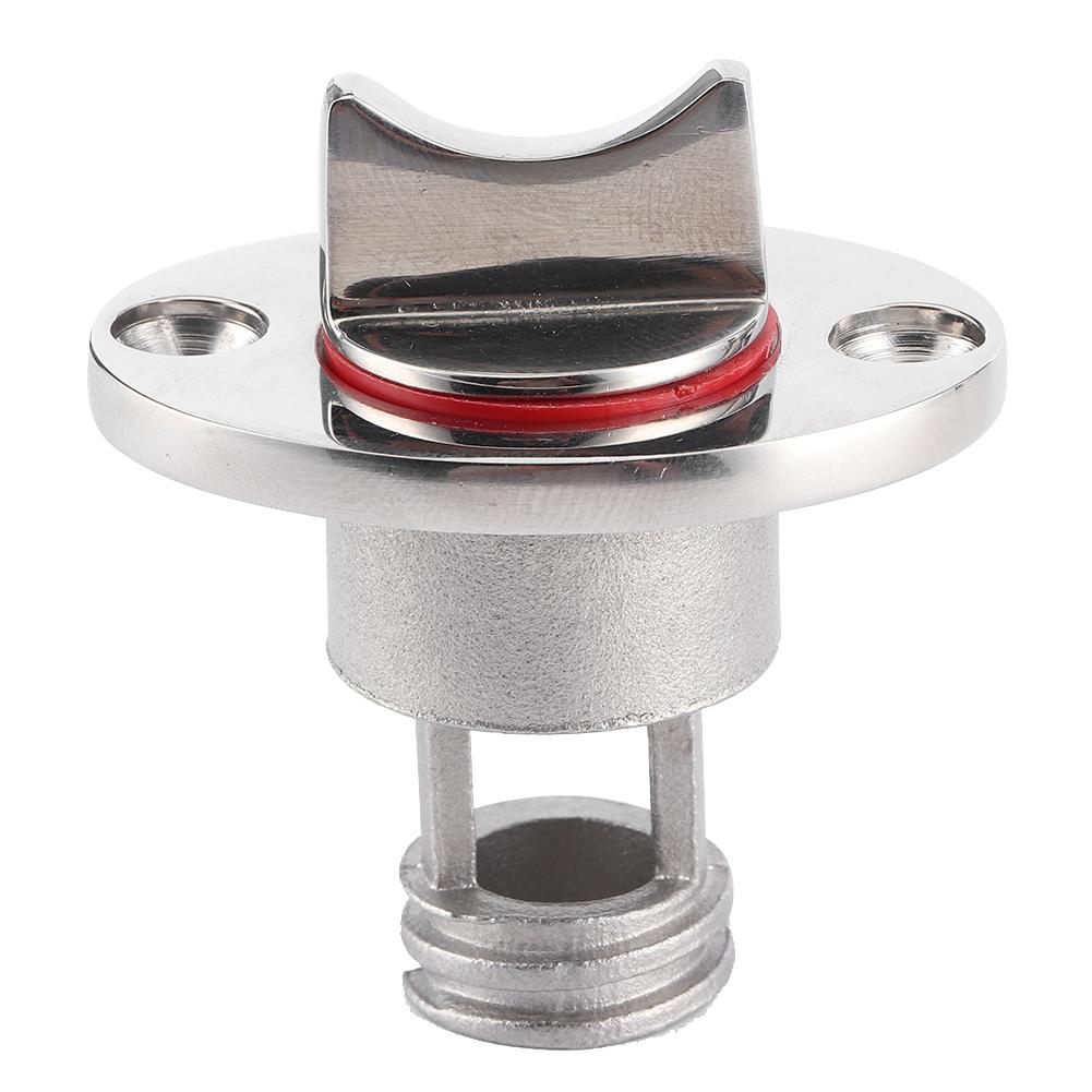 Marine Polished Garboard Drain Plug Fits Hole Screw Thread Corrosion Resistant 316 Stainless Steel