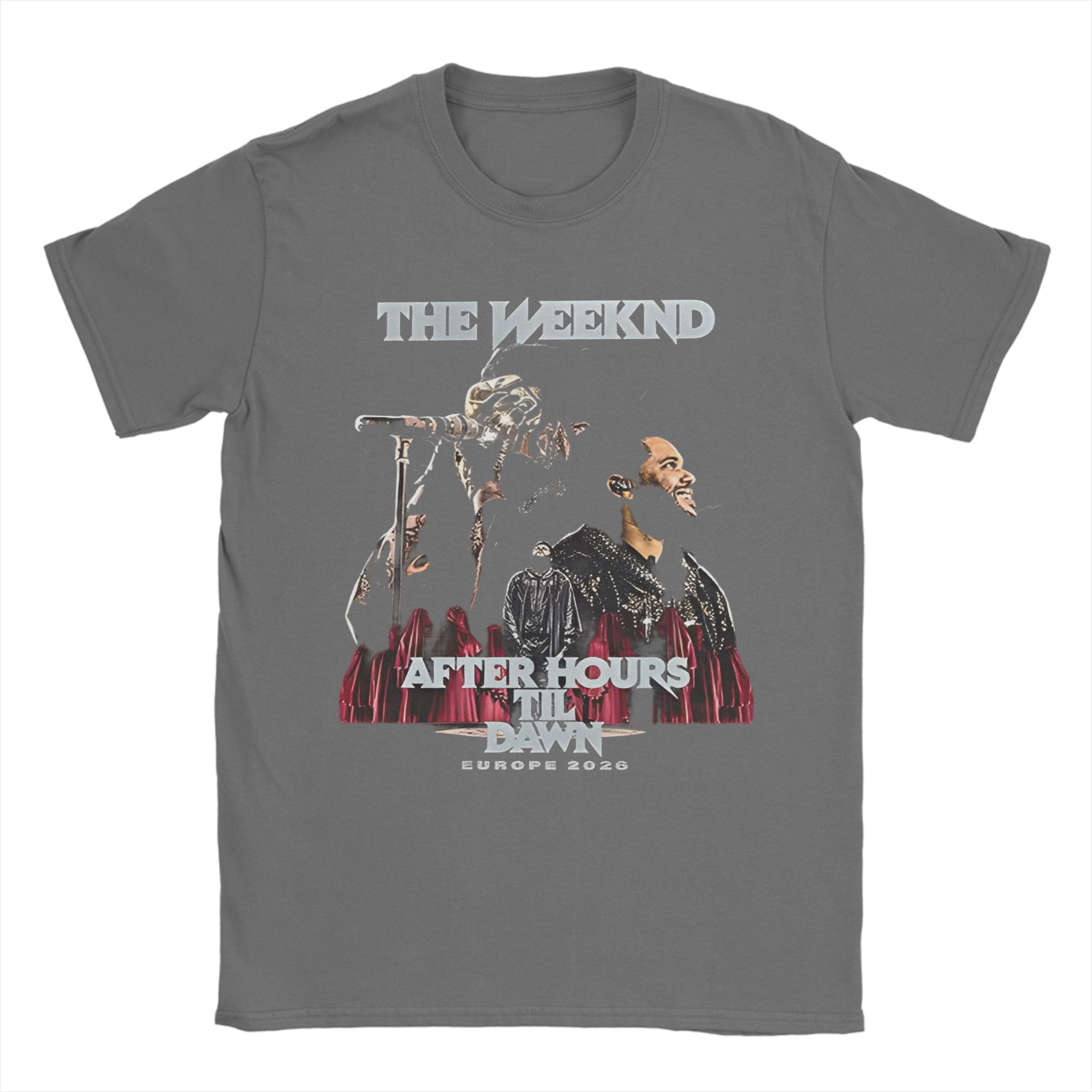 

The weeknded AFTER HOURS DAWN EUROPE Apparel Men Women T Shirts Cotton Tee Graphic Printed Tops T-shirt 4XL