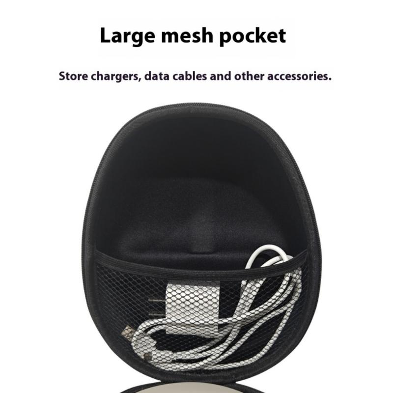 Travel Friendly Headset Storage Bag Water Resistant Exterior & Scratch Proof Interior Easy to Carry Case for WH 1000XM6
