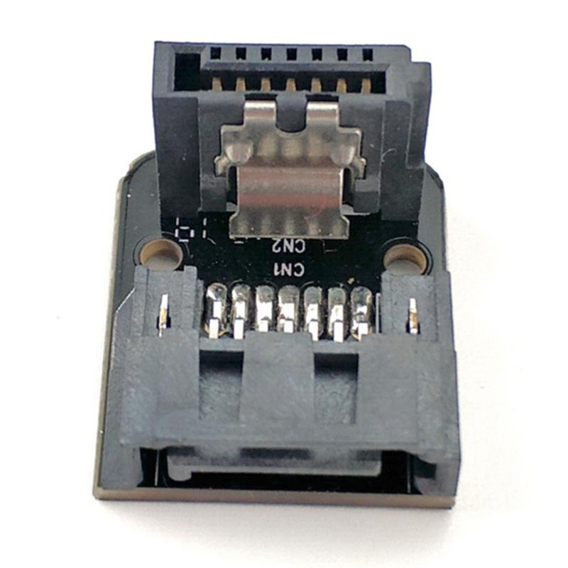 SATAs 7Pin Female To 7Pin Male 90 Degree Angled Adapter Mainboard Motherboards for Desktops SSDs HDD