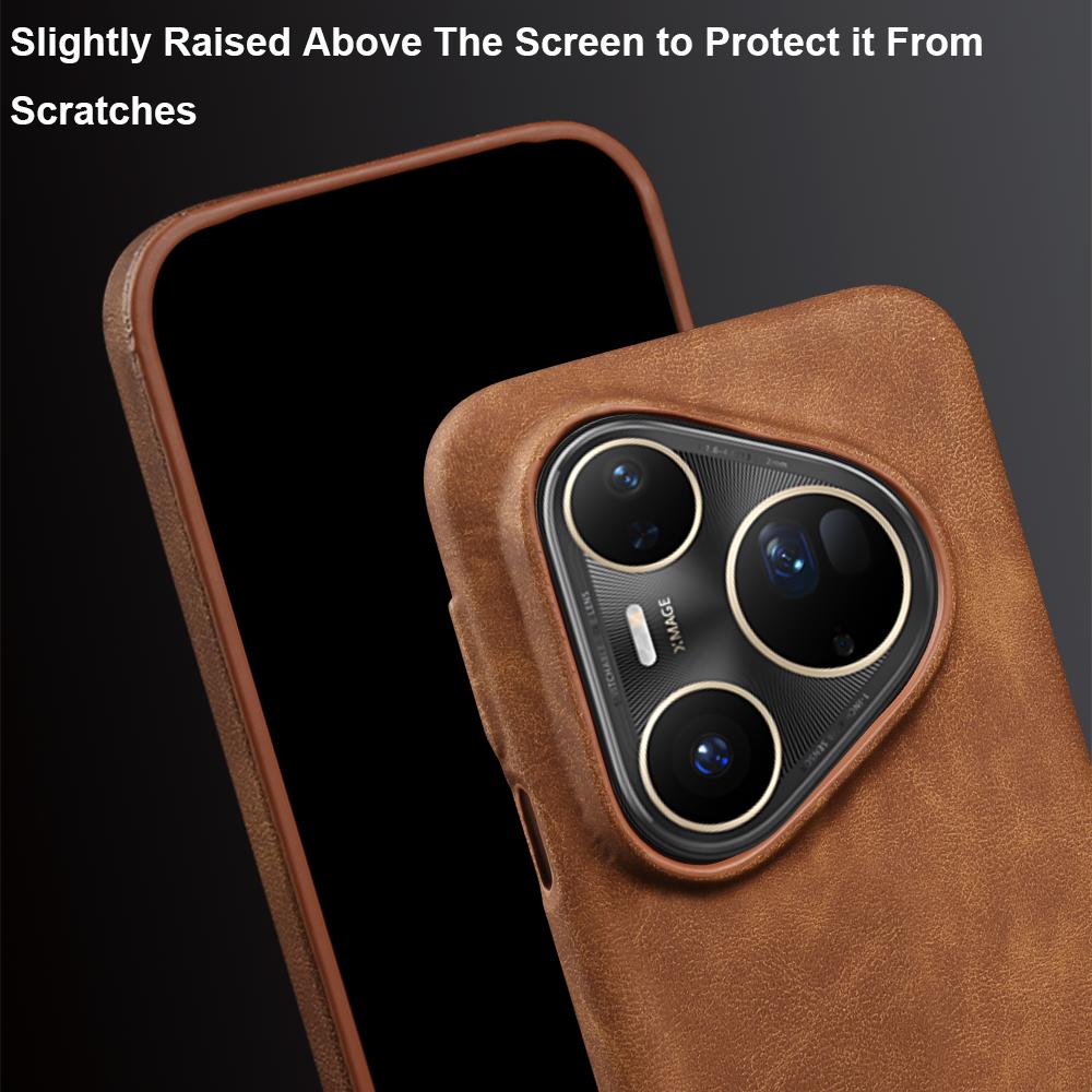 For Magsafe Premium Leather Case For Huawei Pura 80 Ultra 90 Pro Max 70 Pro Plus Mate 80 Pro Max 60 70 Phone Case Back Cover Bag