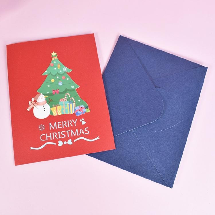 Pop-Up Cards Christmas Party Decorations New Year Greeting Card Party Invitation