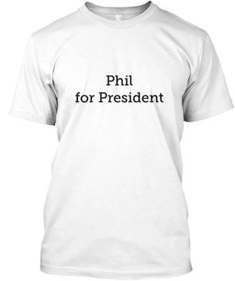 T-shirt Phil Fabriqué aux États-Unis Tailles S à 5XL