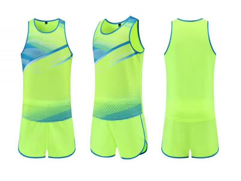 Unisex Quick-Dry Sweat-Wicking Track and Field Training Uniform Set
