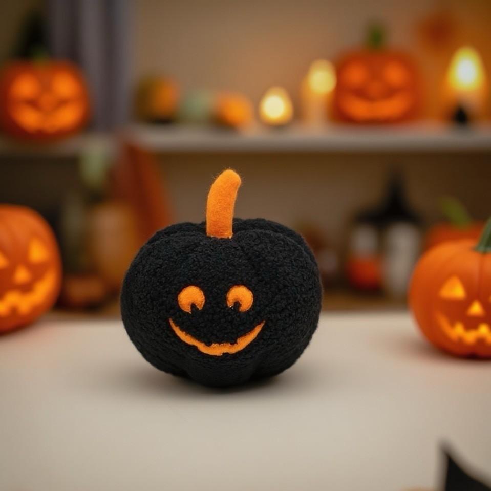 Halloween Pumpkin Pillow Plush Mummy Doll Halloween Pumpkin Pillow Halloween Scary Pillow Doll Holiday Decor Desktop Ornament