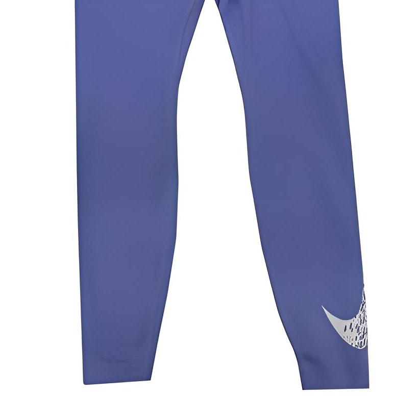 Nike Solid Color Slim Fit Yoga Casual Sports Long Pants Women bottoms Blue Purple DM-7768-569