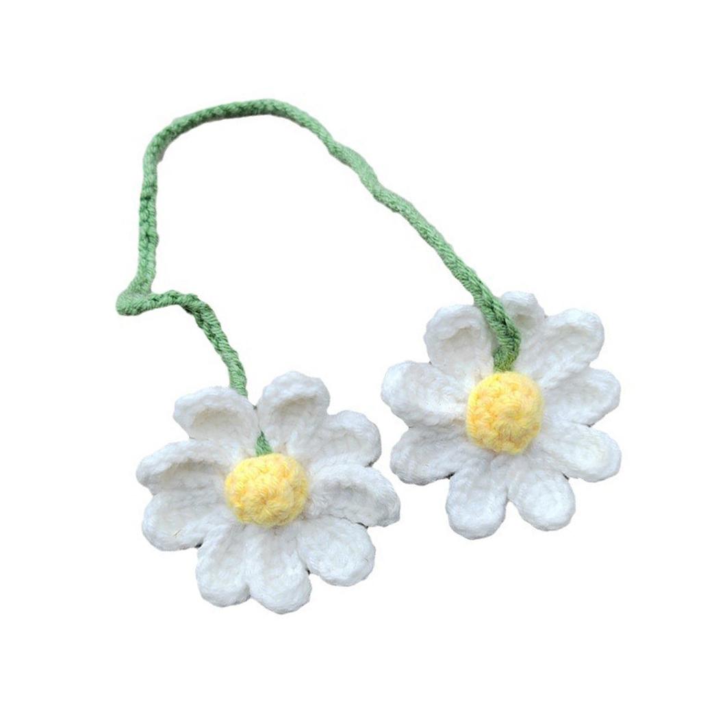 Cotton Yarn Hanging Basket with Unique Daisy Pattern For Home Ornaments And Office Decorations Personalizing Your Car