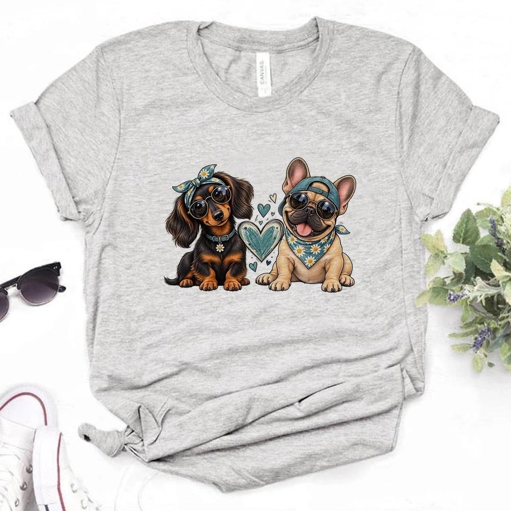 Dachshund T Shirt Femme Baddie Party Goth Japan Meme Shirt Graphic Psychedelic Jojifuku Anime Aesthetic