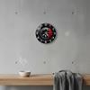 Moderne Holz-Wanduhr mit Bremsenscheiben-Design Stilvolle Auto-Themen-Dekoration
