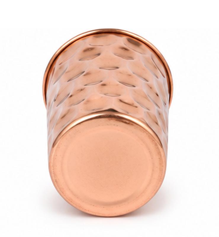 TreegoArt Pure Traditional 300 Ml Copper Tammba Handmade Diamond Design Drinkware Glass Fo Kitchen Item