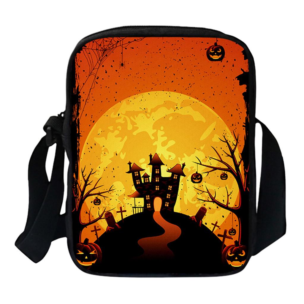 Halloween Bags Funny Women And Men Single Shoulder Bags  Messenger Bags