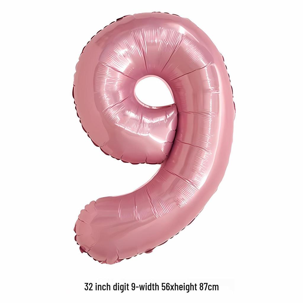 32-Inch White Number '40' Birthday Balloon, Aluminum Foil Party Decoration Prop
