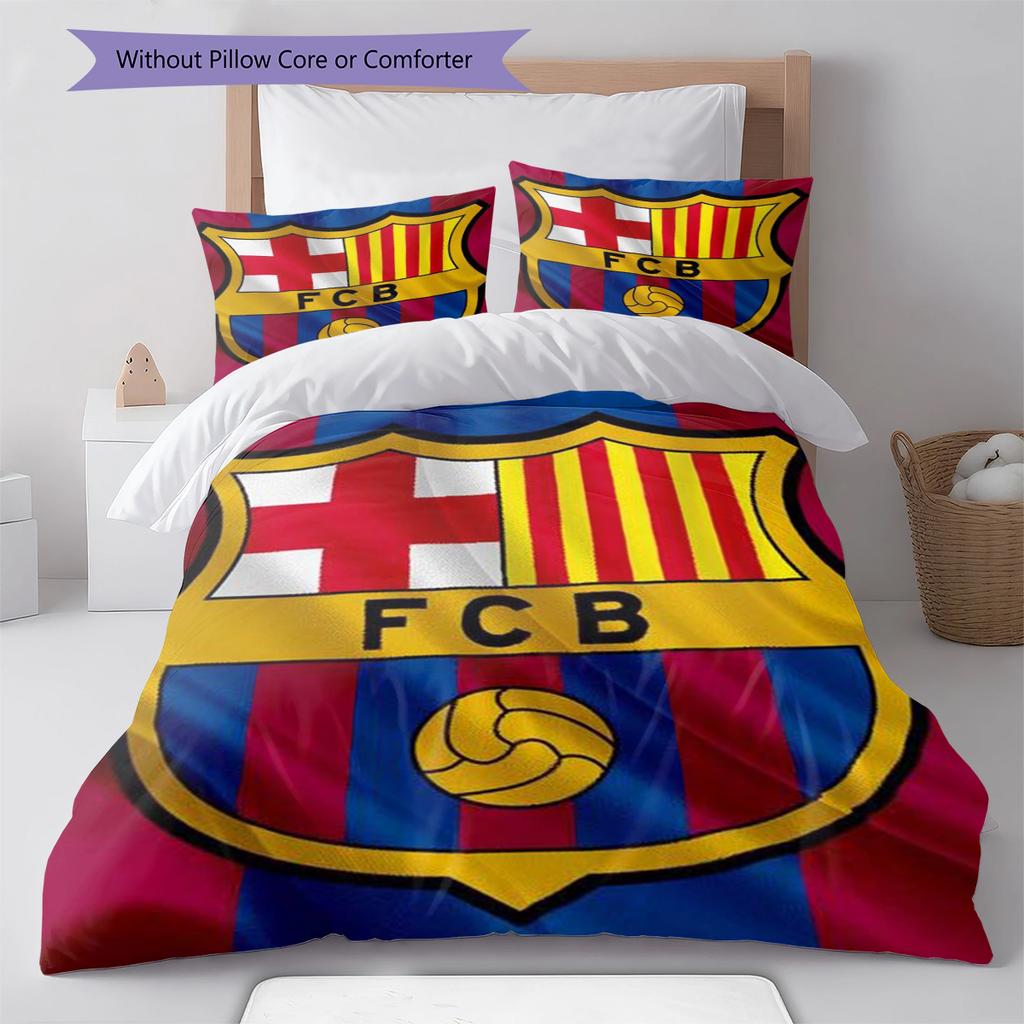 Cartoon Pattern Bedding Quilt Set Quilt Cover Pillowcase Home Decoration Birthday Gift (1 * Duvet Cover + 2 * Pillowcase, Without Core)