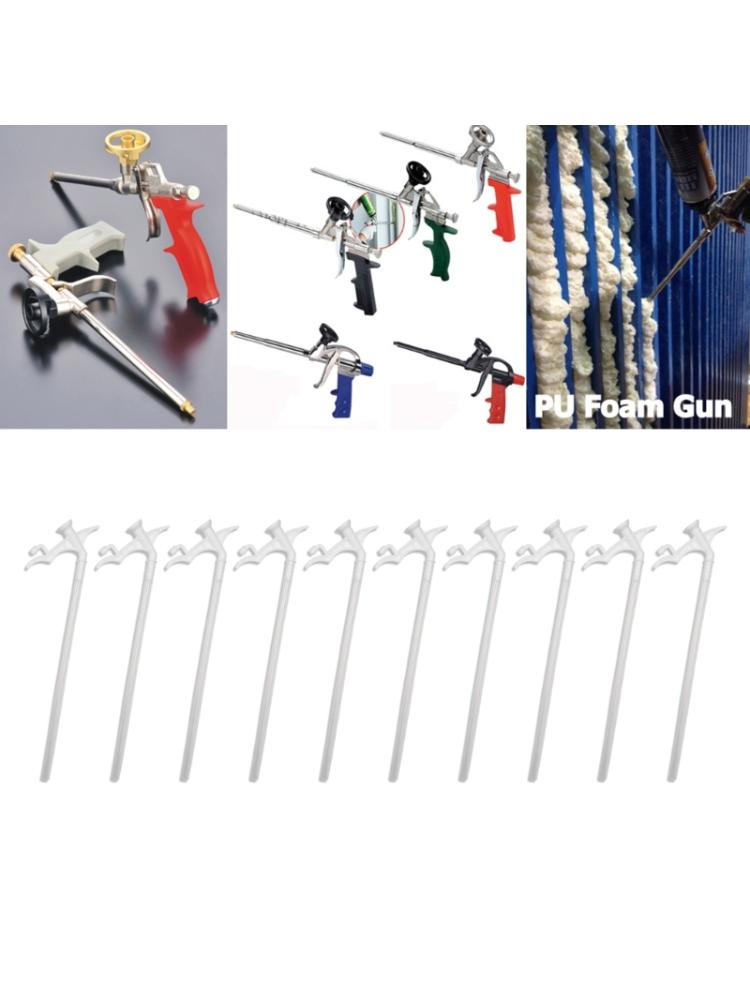 10Pcs Spray Foam Replacement Tubes, Spray Foam Nozzles, Gaps Filling Insulating Foam Spray,Replacement Tube