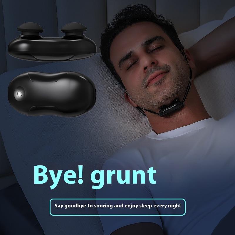 Smart Wireless Anti-Snoring Massager for Men and Women: Touchscreen Sleep Aid Device