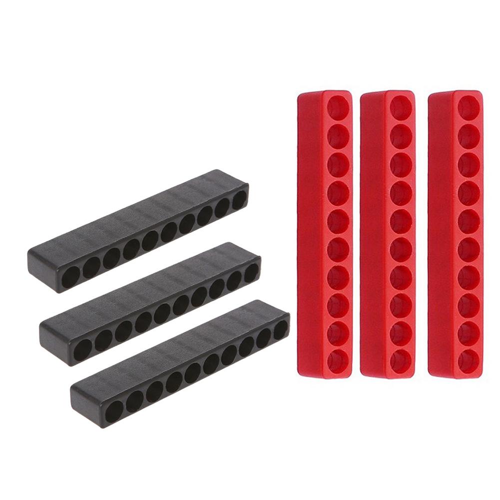 Store Screwdriver Bit Holder 1/4 Hex Shank 10 Hole Organize Drill Bits