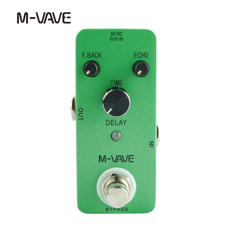 

Electric Guitar Classic Delay Effects Pedal, Professional Sound Effect зелёный