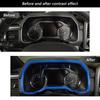 Interior Dashboard trument Meter Frame Cover Trim Bezel for Ford F150 21+Blue