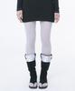 Inner Museum Curved Lace Trim Mini Skirt (Black)
