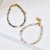 Versatile Titanium Steel & Natural Stone Pearl Bracelet - Retro Chinese Style for Women